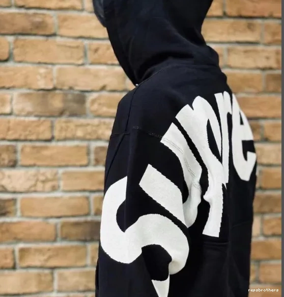 S HOODED L Back LOGO Grey M Big Sweatshirt Black BIG XL SWEATSHIRT JACQUARD Hoodie LOGO 0628